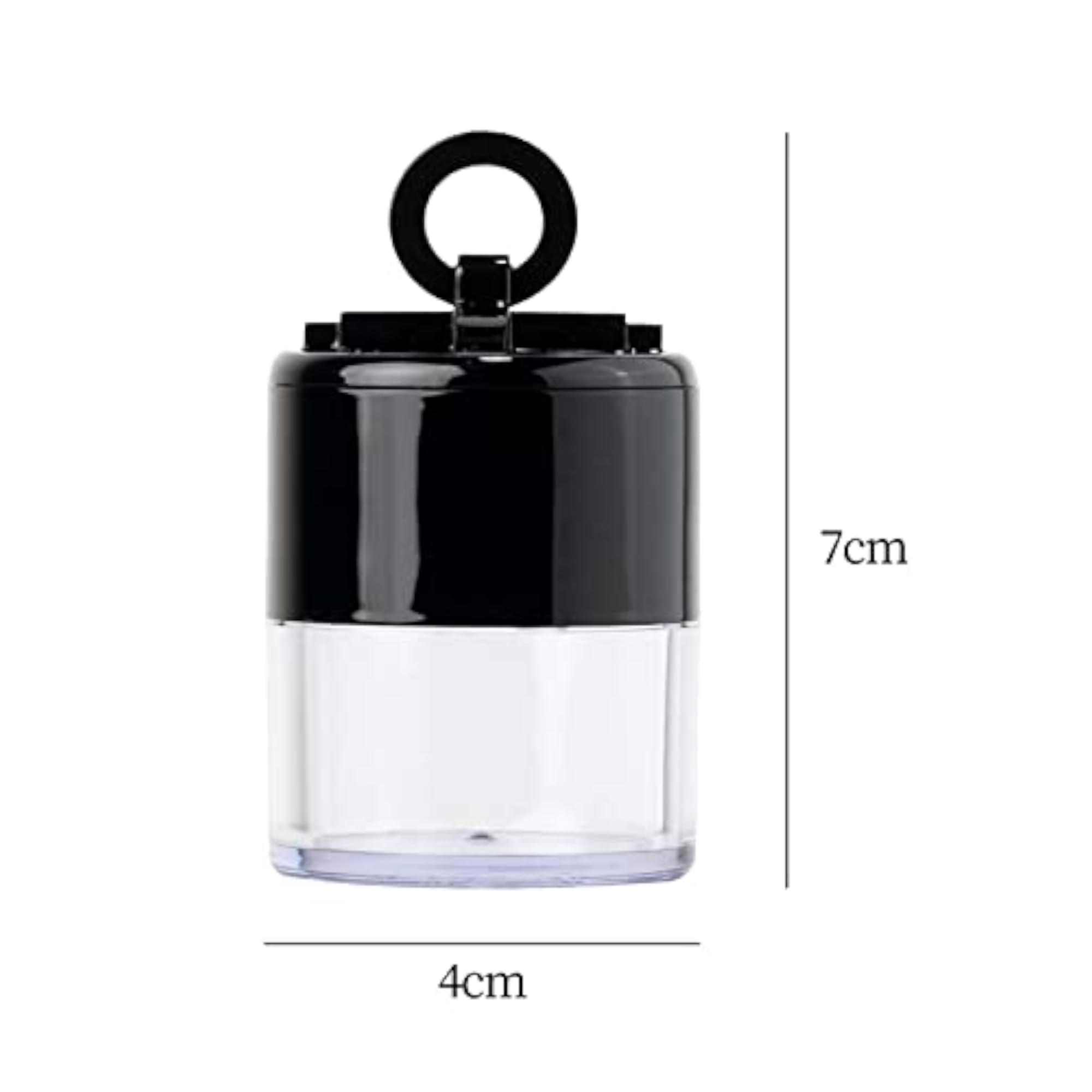 Loose Powder Container, Reusable Makeup Jar for Travel